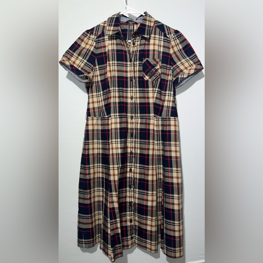 HAZZYS Dress Plaid in Excellent Condition